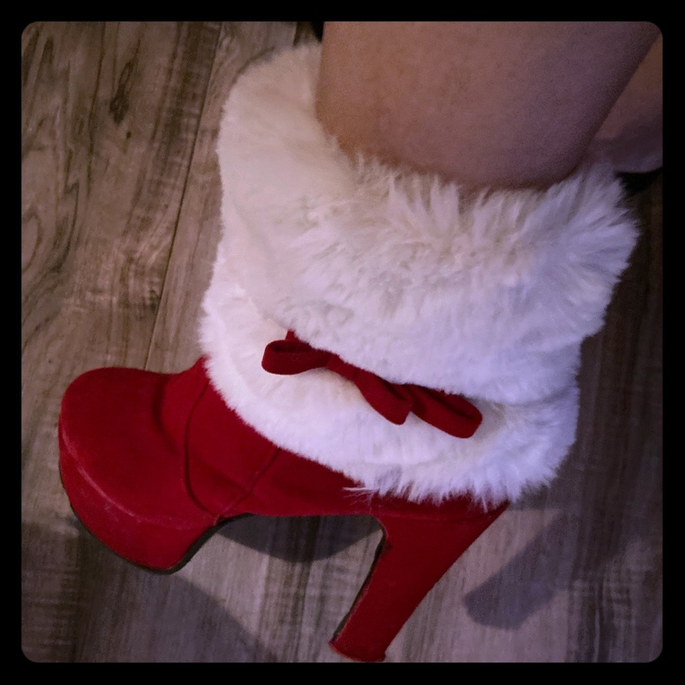 High heeled boots